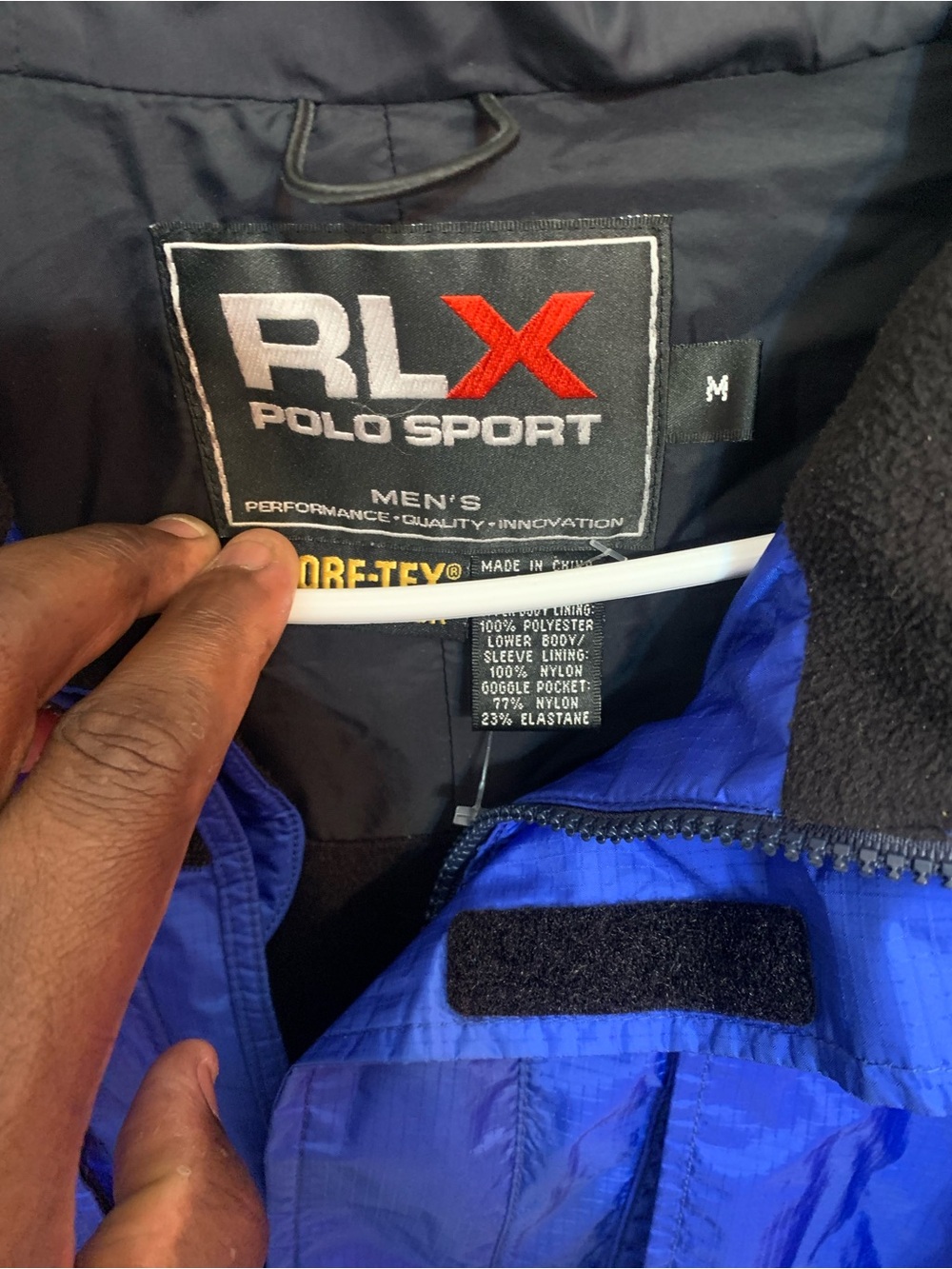 Polo by Ralph Lauren RLX Men's Royal Blue Performance Jacket